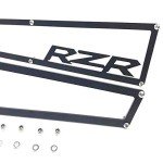 2014-2018 Polaris RZR XP 1000 XP4 1000 & Turbo Side Vent Covers Includes Stainless Steel Hardware"Anodized Black Aluminium"1 Pair