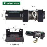 12V 3500 lbs Electric Winch for ATV/UTV