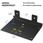 3500lb 12V Electric Winch with Synthetic Rope