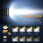 Nilight 60W 4-Inch LED Pods with Hitch Mounts