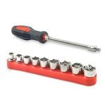 Belt Changing Tool and Clutch Cover Removal Tool For Polaris RZR S 900/ XP/RZR XP4 1000, with Flexible Driver & Reversible Sockets 5mm-13mm Tool Kit - Black