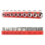 Belt Changing Tool and Clutch Cover Removal Tool For Polaris RZR S 900/ XP/RZR XP4 1000, with Flexible Driver & Reversible Sockets 5mm-13mm Tool Kit - Black