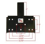 ATV/UTV Winch Mount for 2-Inch Receivers