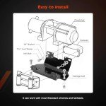 Heavy Duty Winch Mount Plate for Yamaha Grizzly