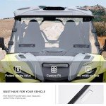 KIWI MASTER Full Windshield for Yamaha Wolverine RMAX