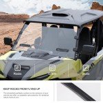 KIWI MASTER Full Windshield for Yamaha Wolverine RMAX