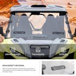 KIWI MASTER Full Windshield for Yamaha Wolverine RMAX