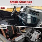 StarknightMT RZR Cup Holder, RZR Passenger Grab Handle Drink Cup Holder Aluminum Fits 18-40oz Cups for RZR 1000 XP 14-23/ RZR 900 14-20/ RZR 800 12-14/ XP Turbo 16-21 RZR Accessories