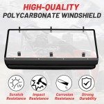 StarknightMT Rear Windshield for Polaris General 1000