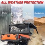 StarknightMT Rear Windshield for Polaris General 1000