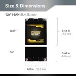 ExpertPower 12V 14Ah ATV Replacement Battery