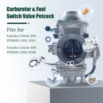 Yamaha Grizzly 600/660 Carburetor Kit with Fuel Valve