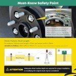 YHTAUTO 4x110 to 4x115mm ATV Wheel Spacers