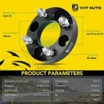 YHTAUTO 4x110 to 4x115mm ATV Wheel Spacers