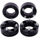 VLAOSCHI 2" Black ATV UTV Wheel Spacers - Pack of 4