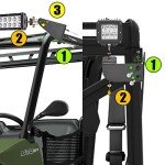Polaris Ranger 570/900/1000 Curved Light Bar Kit
