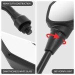 ATV Side View Mirrors for 7/8" Handlebars