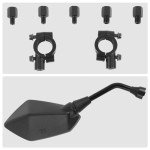 ATV Side View Mirrors for 7/8" Handlebars