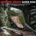 ATV Side View Mirrors for 7/8" Handlebars