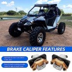 M MATI Brake Calipers with Pads for Arctic Cat