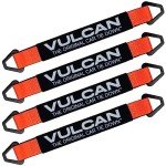 VULCAN 2" x 22" Axle Tie Down Strap - 4 Pack