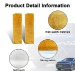 Ziciner Soft Faux Sheepskin Seatbelt Covers - 2 Pack