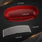 Red Tail Light Lens for Kawasaki & Brute Force