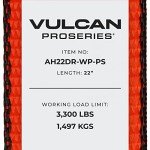 VULCAN 2" x 22" Axle Tie Down Strap - 4 Pack