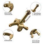 ZXTDR ATV Front Disc Brake Hub & Knuckle Assembly