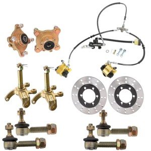 Go Kart Front Wheel Rim Hub Assembly Kit