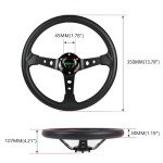 RASTP Universal 13.8” Racing Steering Wheel