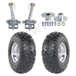 6" Tubeless Go Kart Racing Tires with Hubs