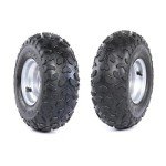 6" Tubeless Go Kart Racing Tires with Hubs