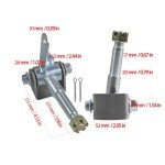 6" Tubeless Go Kart Racing Tires with Hubs