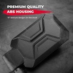 Adjustable UTV Side Mirrors for Roll Bar Compatibility