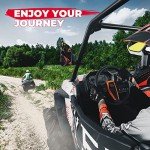 KEMIMOTO Adjustable UTV Side Mirrors for Roll Bars