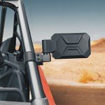 Adjustable UTV Side Mirrors for Roll Bar Compatibility