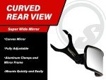 17" Curved Rear View Mirror for UTVs