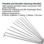 Carburetor Cleaning Tool Kit with Needles & Brushes