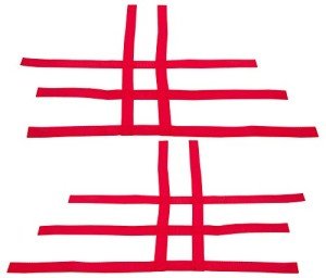 Red Replacement Nets for Honda TRX400EX Nerf Bars