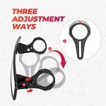 KEMIMOTO Adjustable UTV Rearview Mirror for Roll Cages