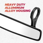 KEMIMOTO Adjustable UTV Rearview Mirror for Roll Cages