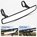 KEMIMOTO Adjustable UTV Rearview Mirror for Roll Cages