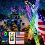 RGB Whip Lights for UTV ATV - 3FT, 2PCS