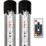 2PC 3FT RGB LED Whip Lights for ATV/UTV