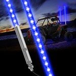 Blue 4FT LED Whip Light for ATVs & UTVs