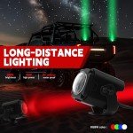 RGBW Whip Lights Kit with Remote & Switch