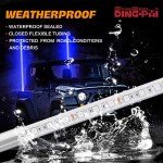 Blue 4FT LED Whip Light for ATVs & UTVs