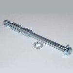 Minho 12mm Front Rear Axle for ATVs and Dirt Bikes