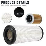 LOCOPOW Air & Oil Filter for Can-Am Maverick X3